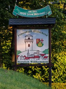 Eingangsschild Hillscheid