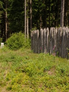 Limeswall mit Palisaden
