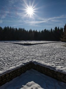 Kleinkastell Hillscheid im Winter